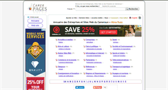 Desktop Screenshot of camerpages.net